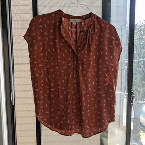 Amour vert silk top (S)